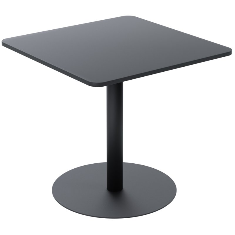PAPERFLOW Bureautafel Mezzo, 80×60 cm, noir, 75 cm de haut